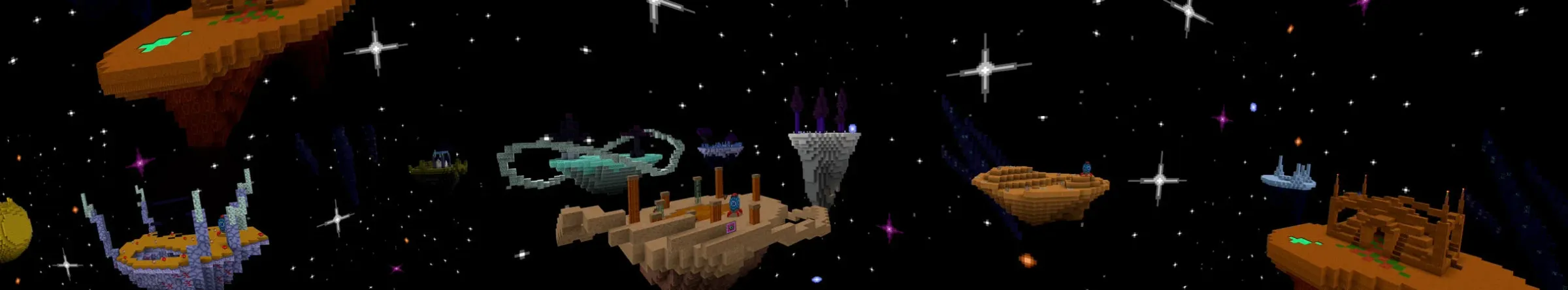 Galaxy Skyblock panorama